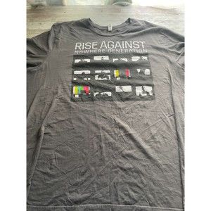 Rise Against Nowhere Generation 2021 Tour Shirt Size 3XL